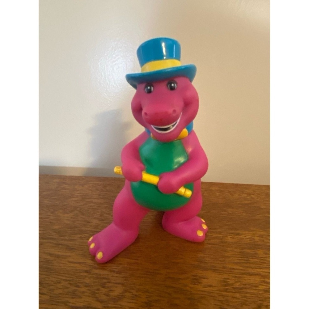 Vintage 90's Barney Friends Purple Dinosaur Figure